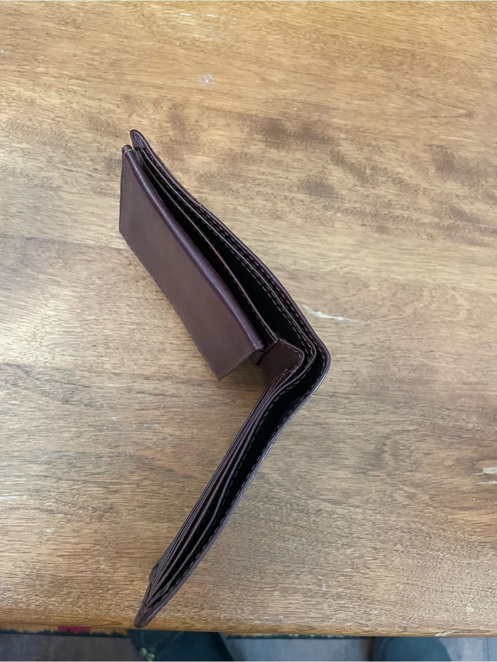Brighton Cody Buffalo Passcode Bifold Leather Wallet- Brown